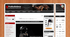 Desktop Screenshot of proaudiogear.de